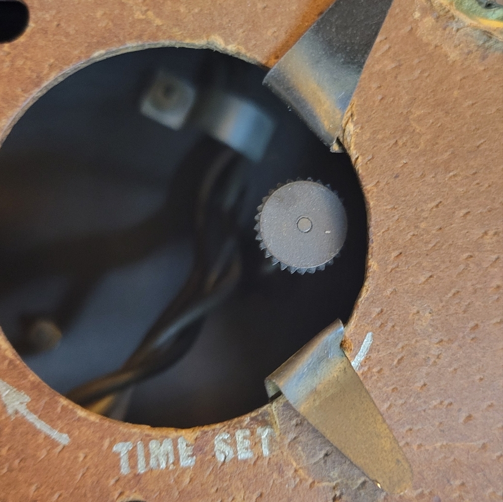 ORIGINAL RARE VINTAGE ZENITH OWL EYES CLOCK 5X06  RADIO STILL WORKS! - Picture 10 of 17